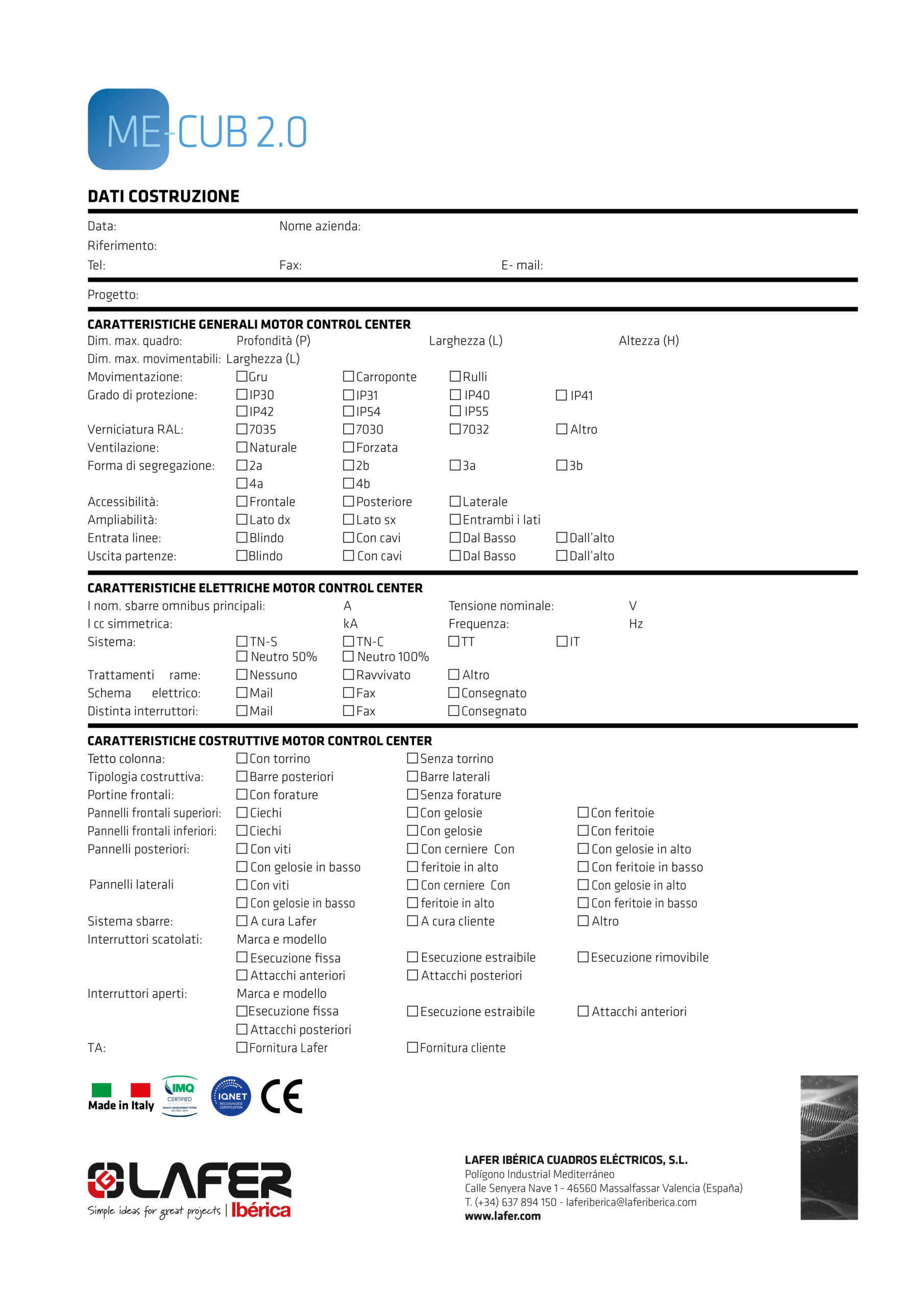 INDESIGN - MODULO COSTRUZIONE ME-CUB